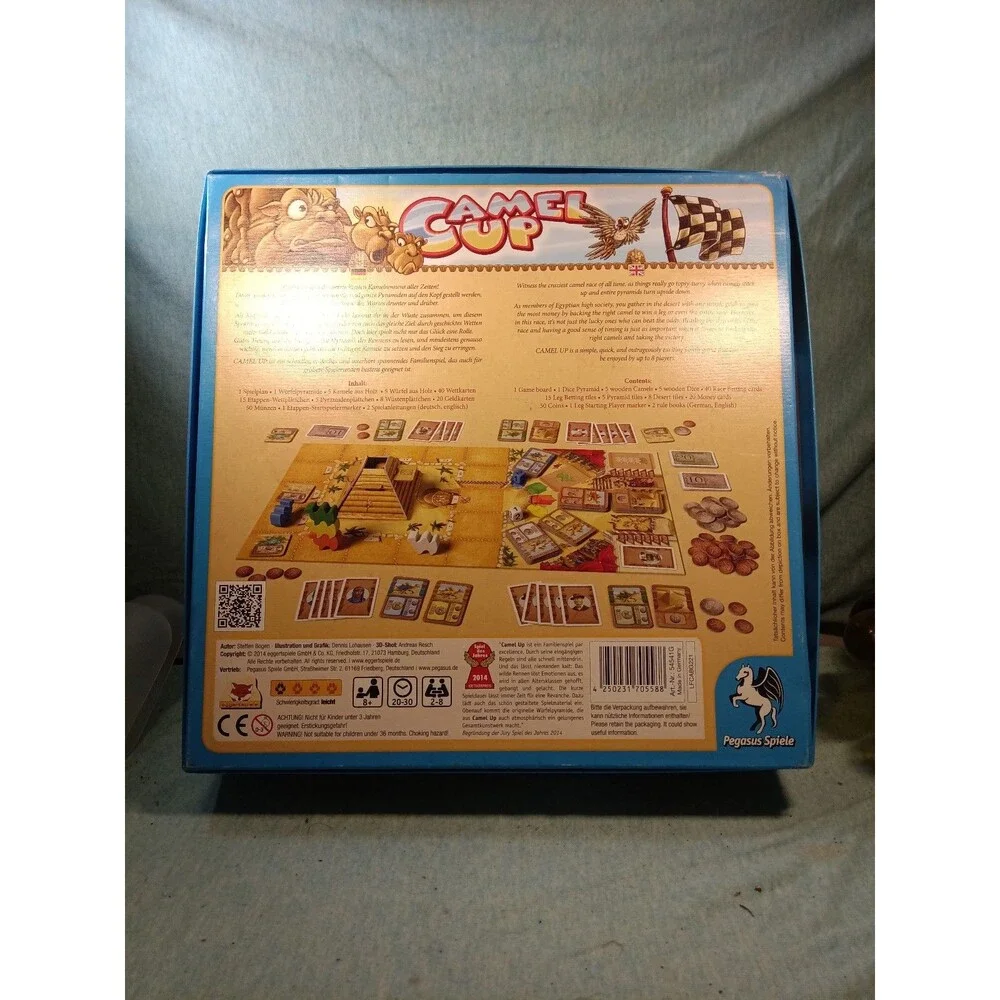 Camel Up Board Game 2014 Pegasus Spiele